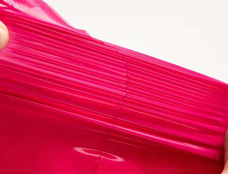 富蕴玫红色快递袋-05